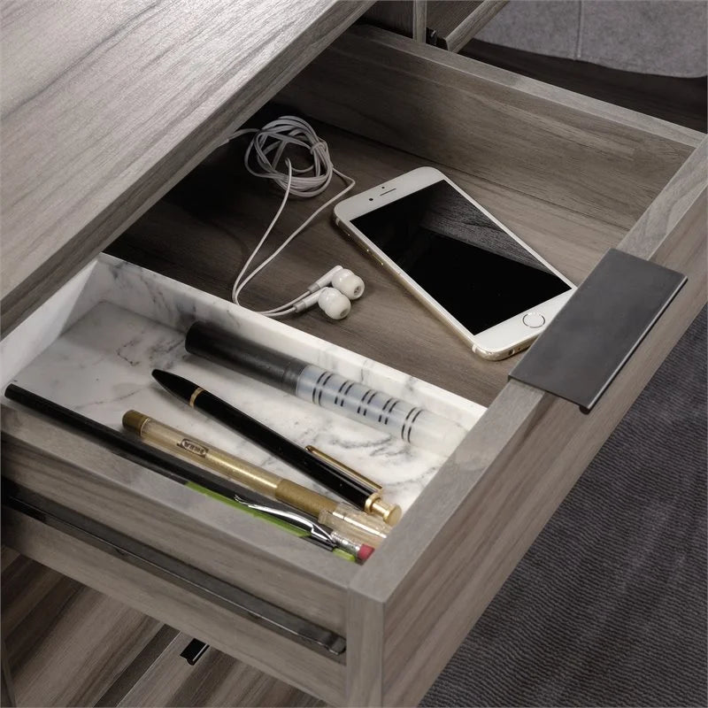 L-Shaped Desk & Storage Cabinet 2-Piece Set O83424