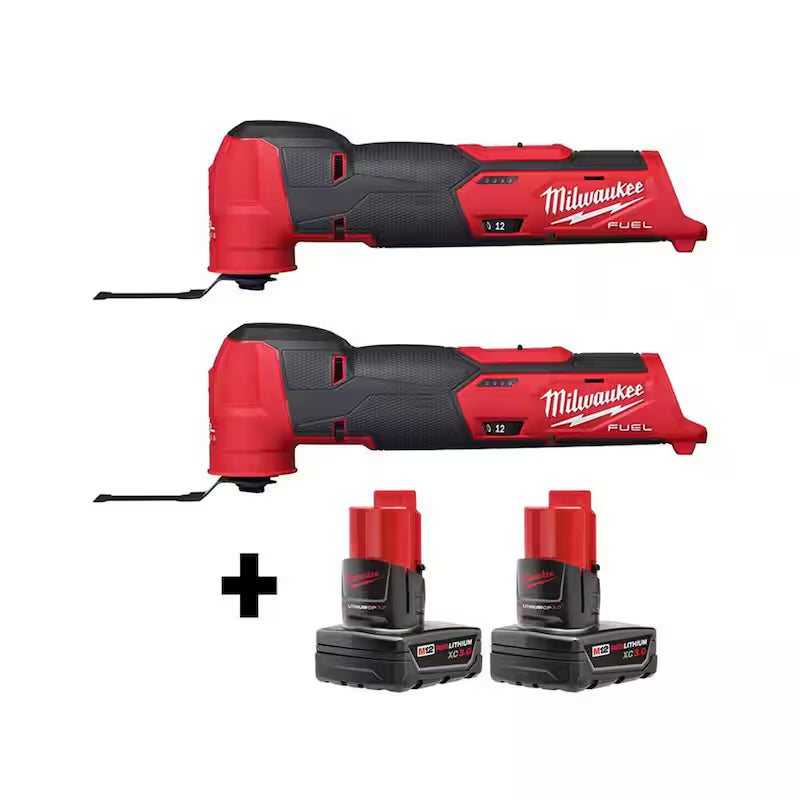 12-Volt Cordless Oscillating Multi-Tool with Two 3.0 Ah Batteries X63308