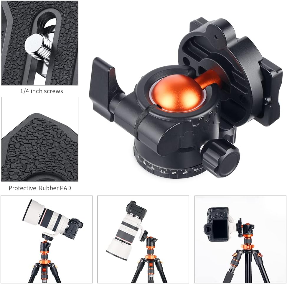 78 inch Aluminum Camera Tripod with 360 Degree Ball Head Q82585