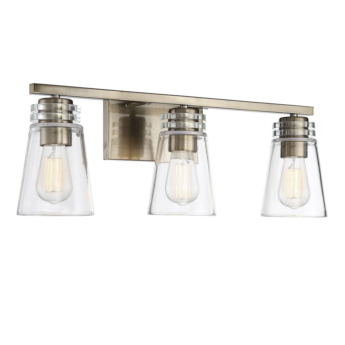3 Light Noble Brass Bath Bar H570147