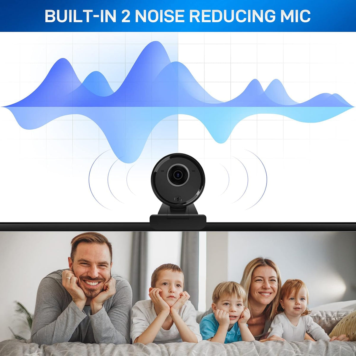 1080P 30FPS Webcam with Dual Microphone L2472