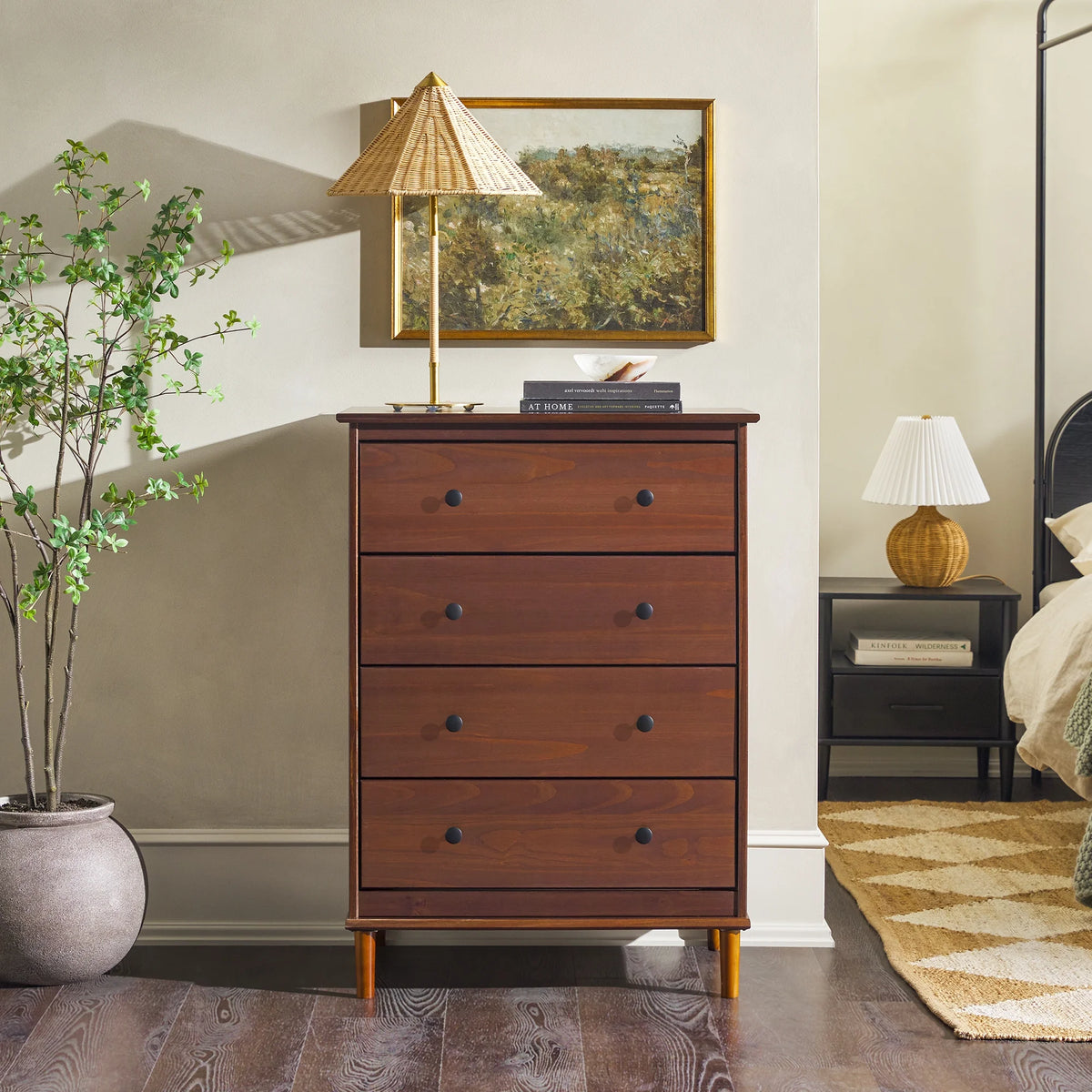 4 Drawer Solid Wood Dresser F9781
