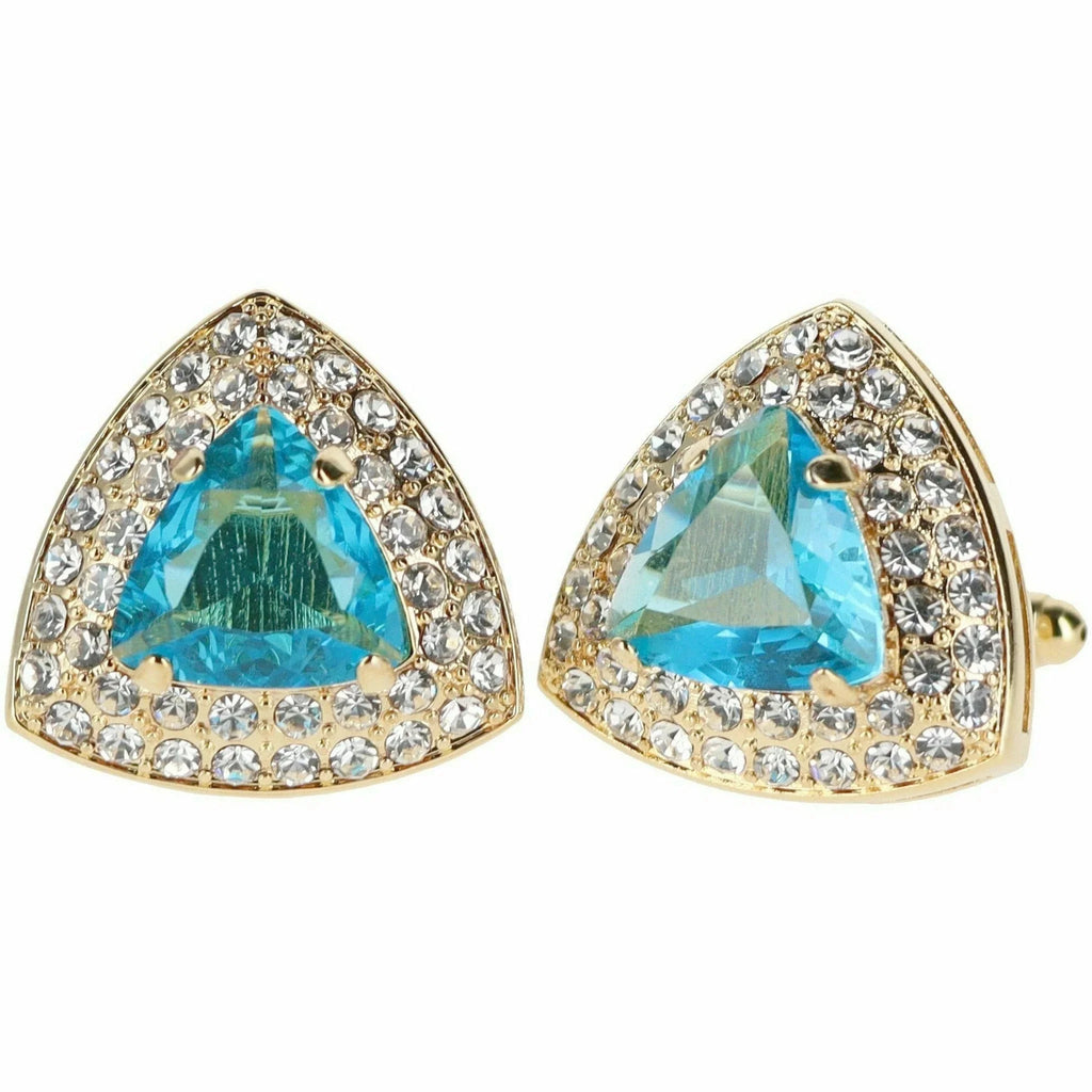 Crystal Diamond Set Cufflinks R7111