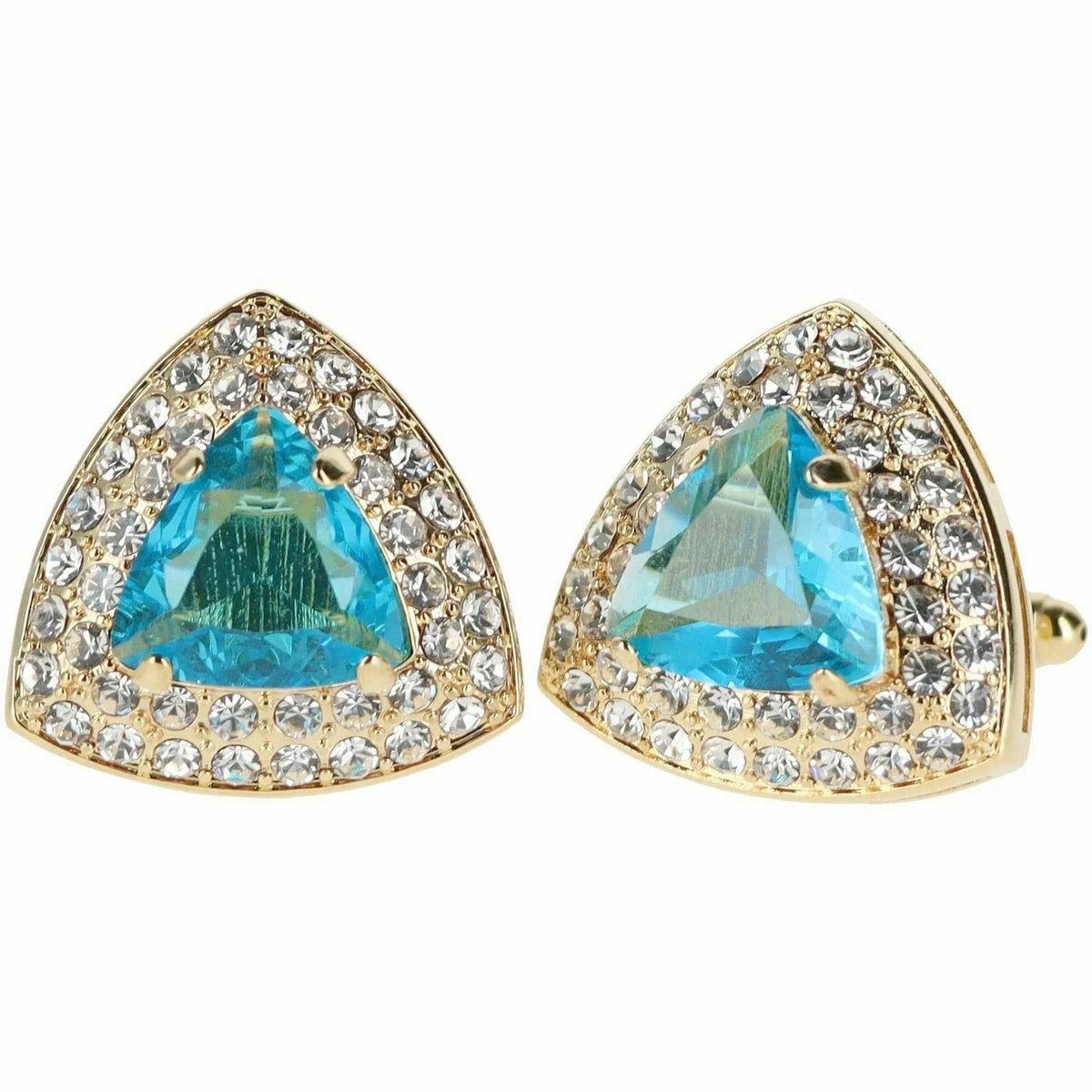 Crystal Diamond Set Cufflinks R7111