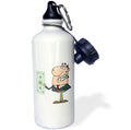 Funny Money Cartoon Water Bottle, 21-ounce A563