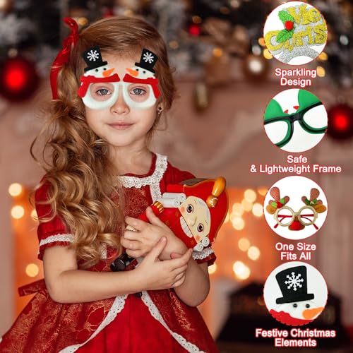 12 Pcs Christmas Glasses Party Favors H391922