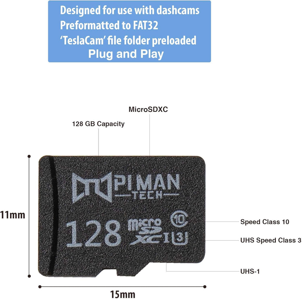 128 GB MicroSD Card and USB 3.0 Adapter, Pack of 2 M7563