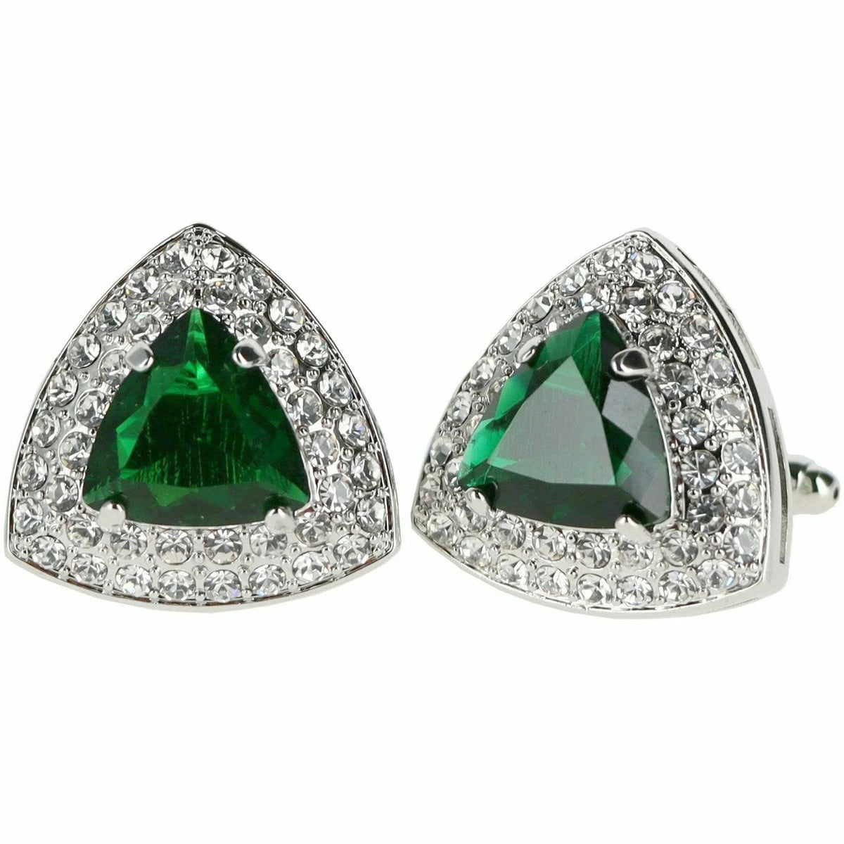 Crystal Diamond Set Cufflinks R7111