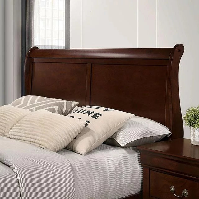 Cherry Solid Wood 5pcs Bedroom Set U725