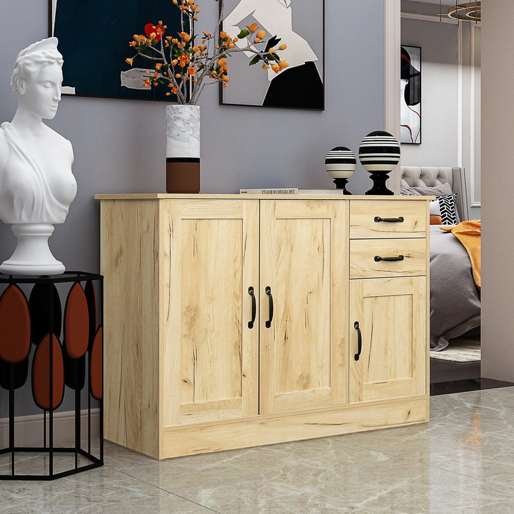 Wood Buffet Sideboard Console Table with 2 Doors O149