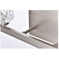 2 Lights Bath Sconce in Stain Nickel with Clear Shade U3859