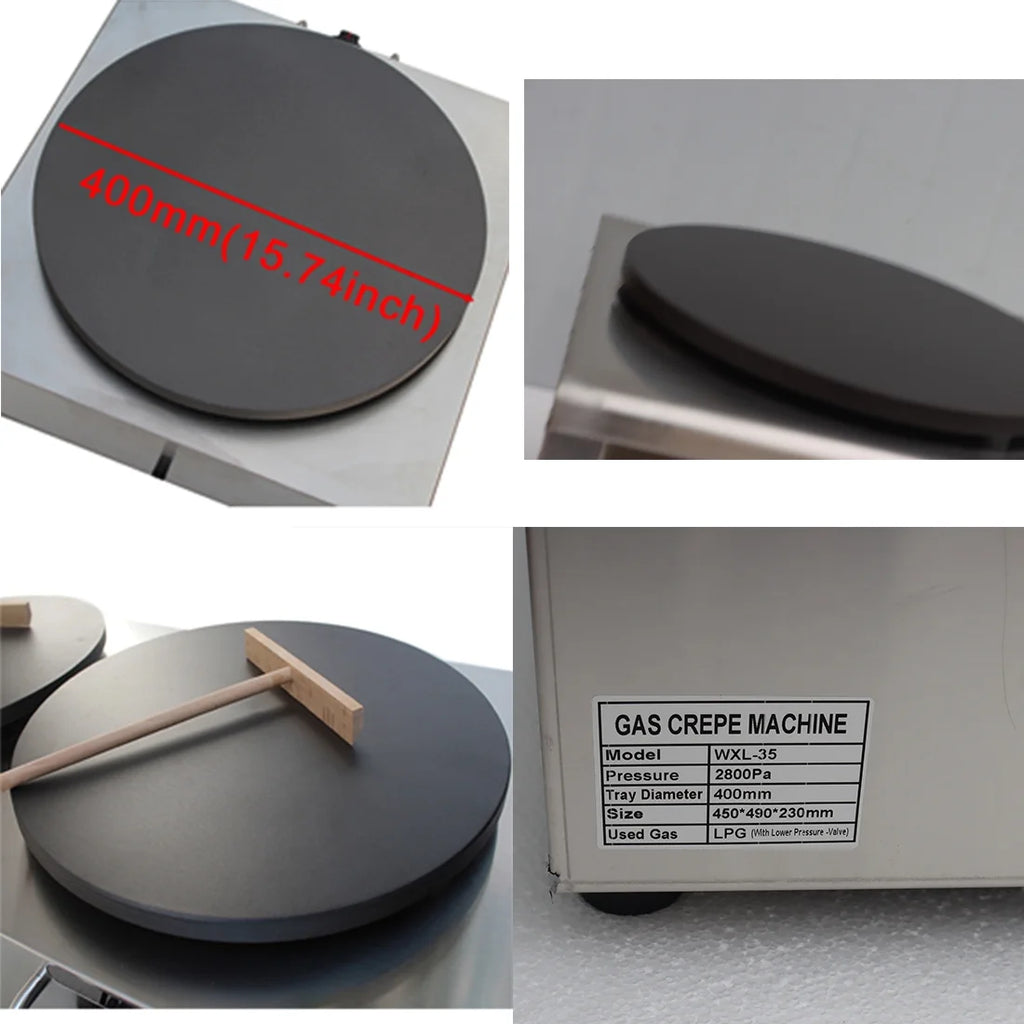Single Plate Pancake Maker LP Gas Crepes Maker D924760