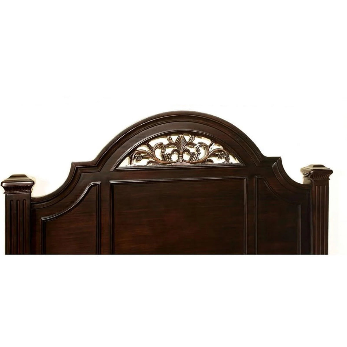 California King Wooden Bed with Bun Feet X780066