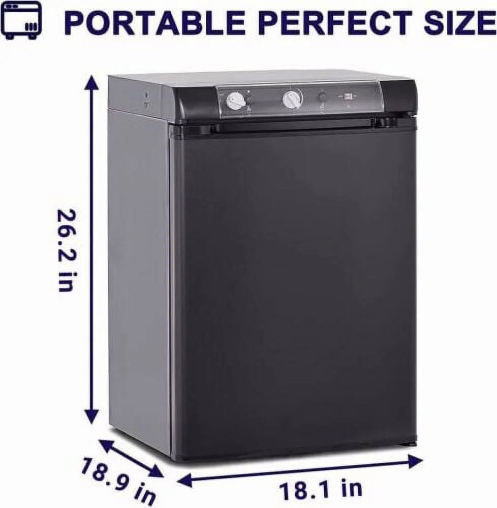 2.1 Cu Ft Propane Gas RV Compact Refrigerator F548813