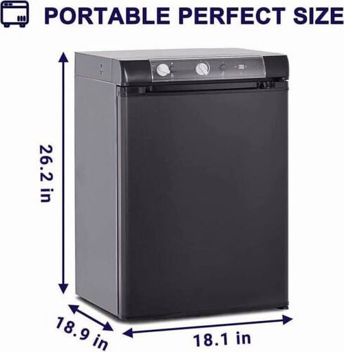 2.1 Cu Ft Propane Gas RV Compact Refrigerator F548813