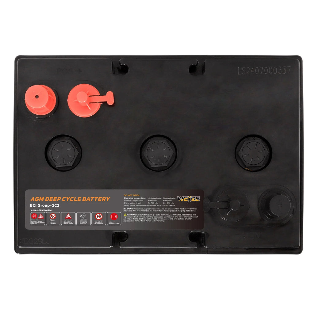 6V 210ah Deep Cycle AGM Battery T69031