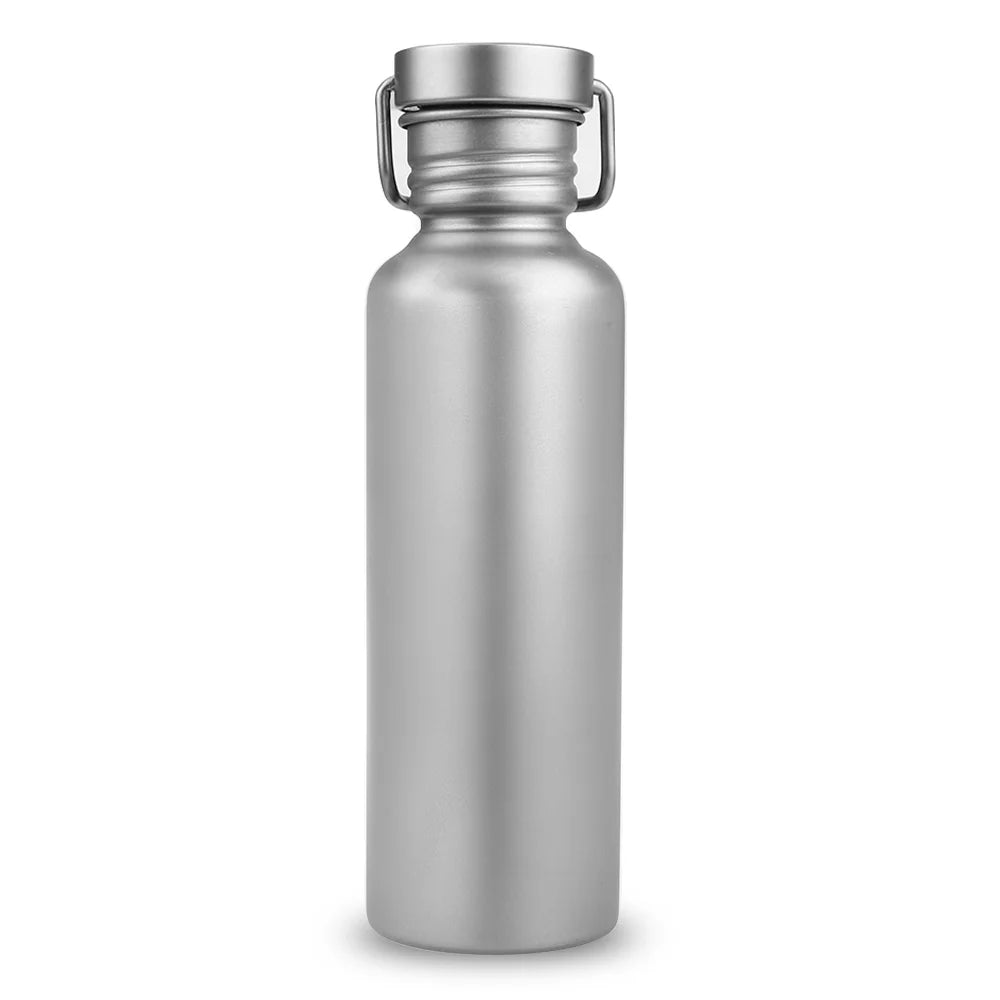 750ml Full Titanium Bottle Ultralight Outdoor Camping Hiking Cycling Bottle E42597