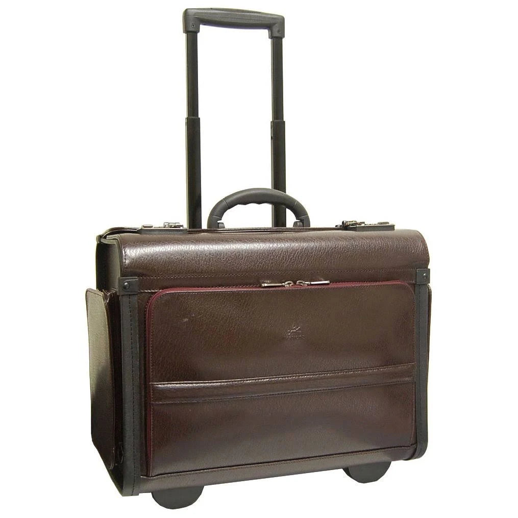 Black Wheeled Laptop Catalog Case U8670