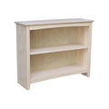 Unfinished Solid Wood Bookcase B8027