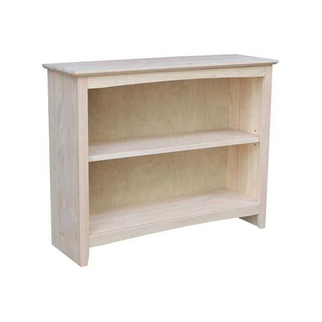 Unfinished Solid Wood Bookcase B8027