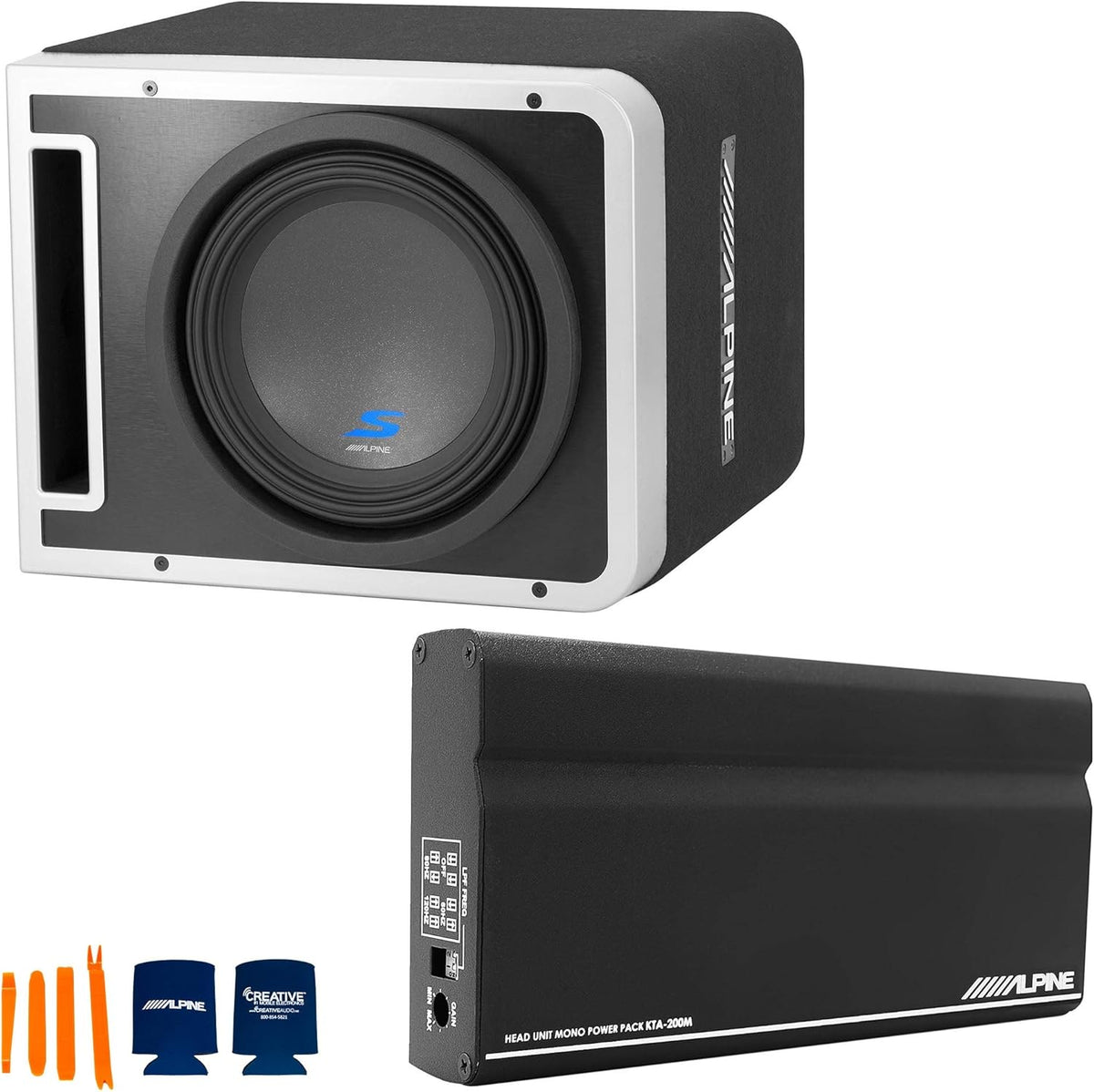 10" Vented Loaded Enclosure with Amplifier X461055