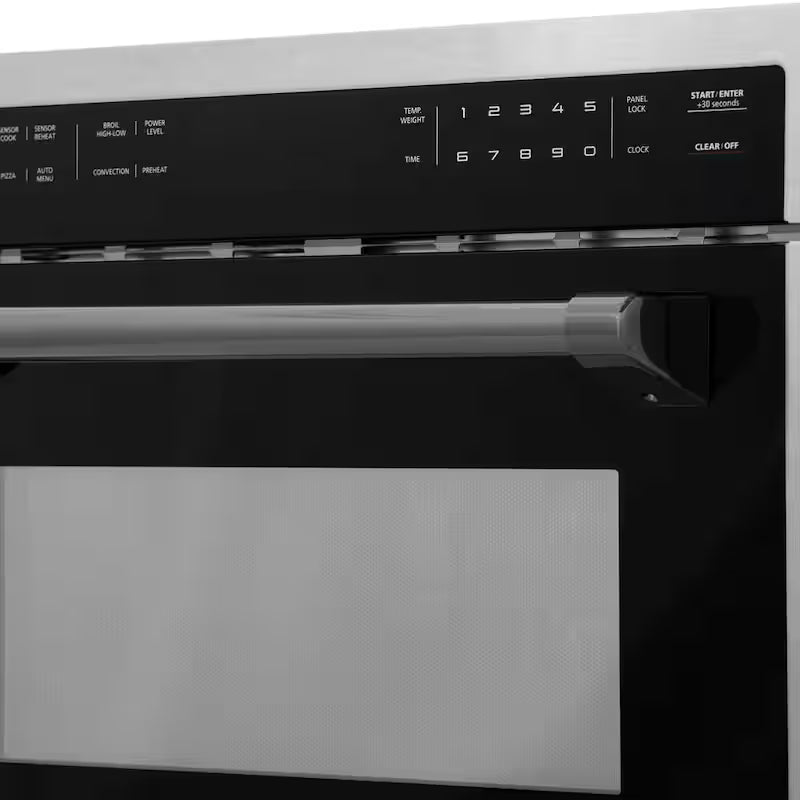 24 in. 1.6 cu. ft. Built-In Convection Microwave Oven Stainless Matte Black H30224