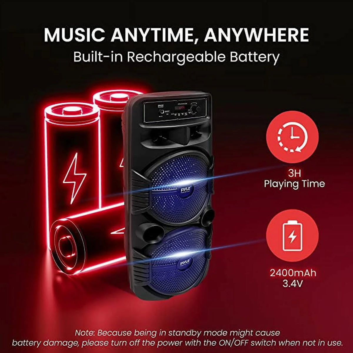 Portable Bluetooth PA Speaker K16163