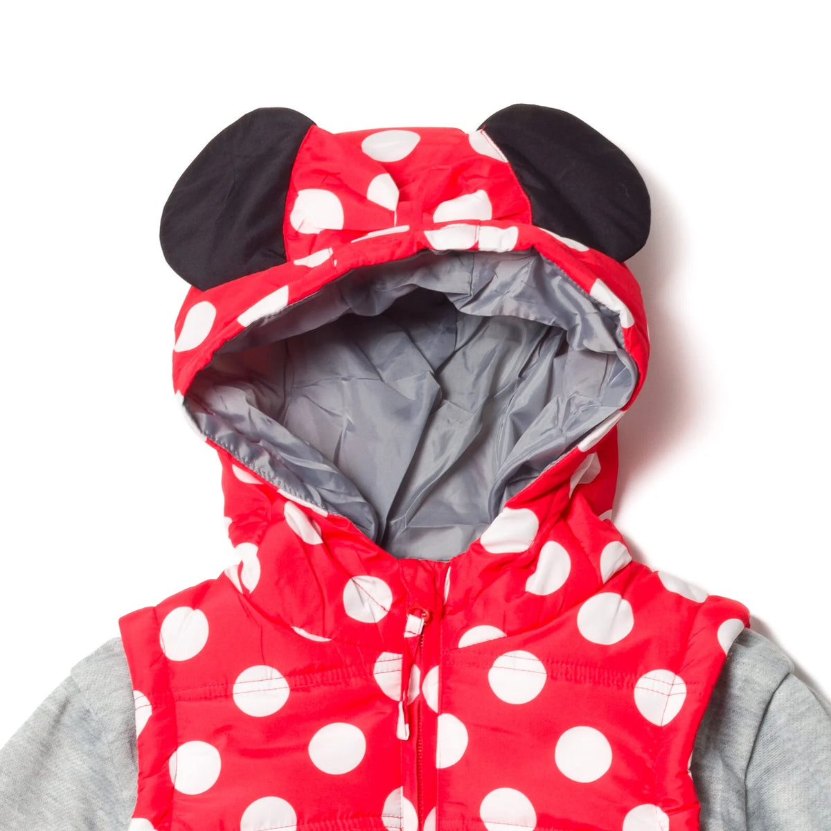 Minnie Mouse Zip Up Vest 2fer Jacket K20231