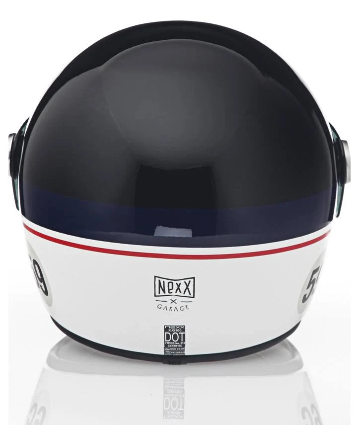 White Blue Helmet C8620
