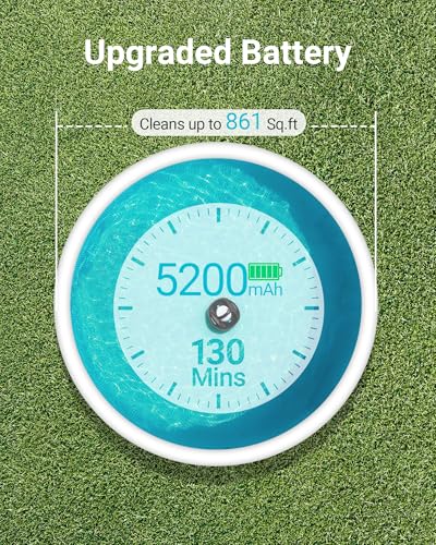 Cordless Robotic Pool Cleaner with 2.5H Fast Charge H9483