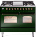Emerald Green Dual Fuel Natural Gas Range S6397
