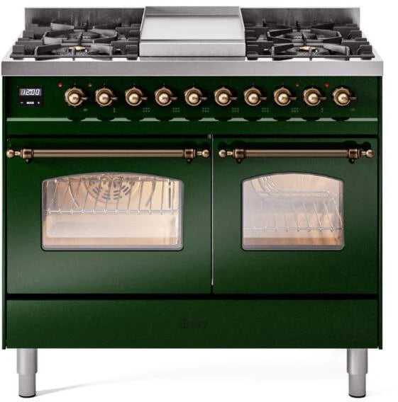 Emerald Green Dual Fuel Natural Gas Range S6397