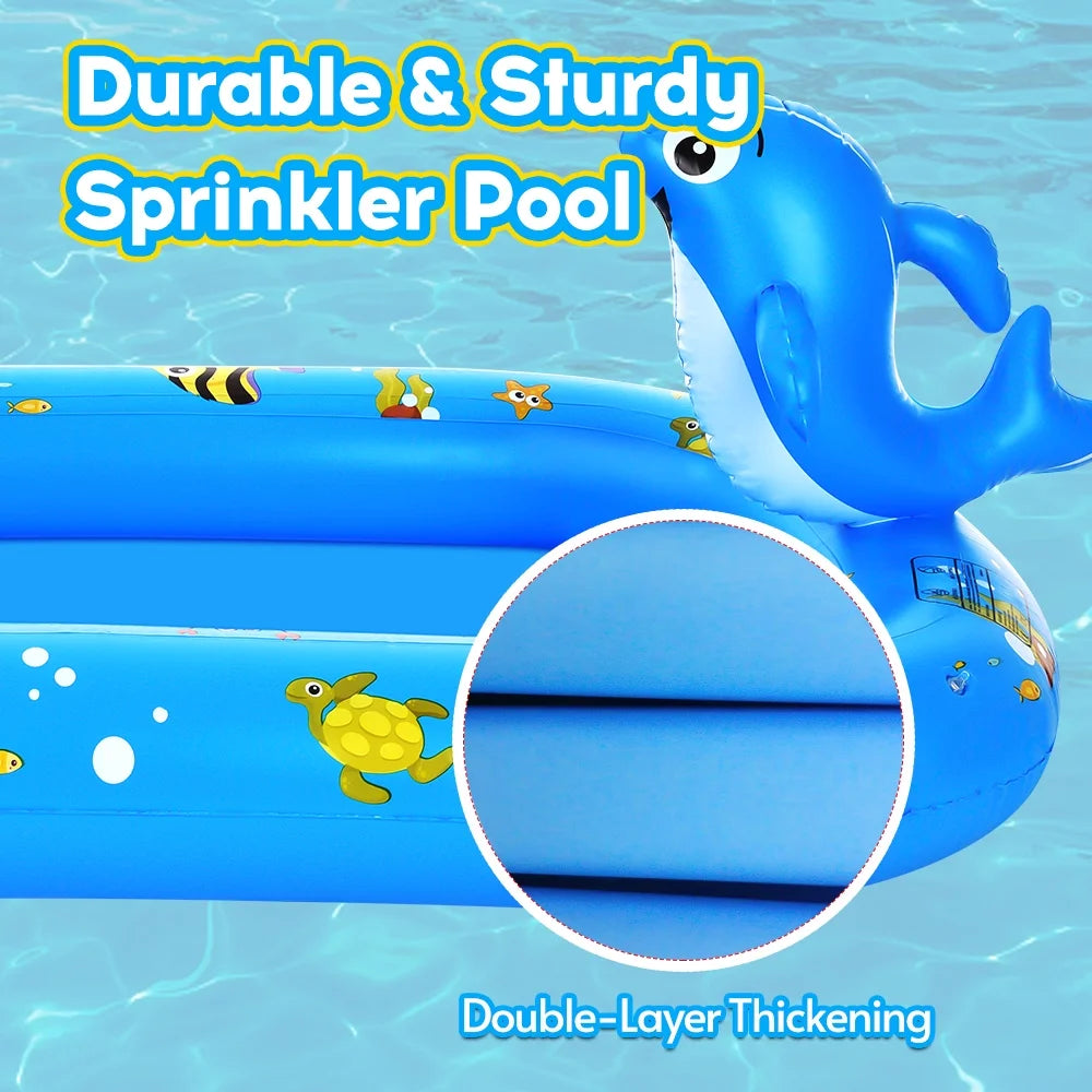 Inflatable Sprinkler Pool 170 * 101cm X388838