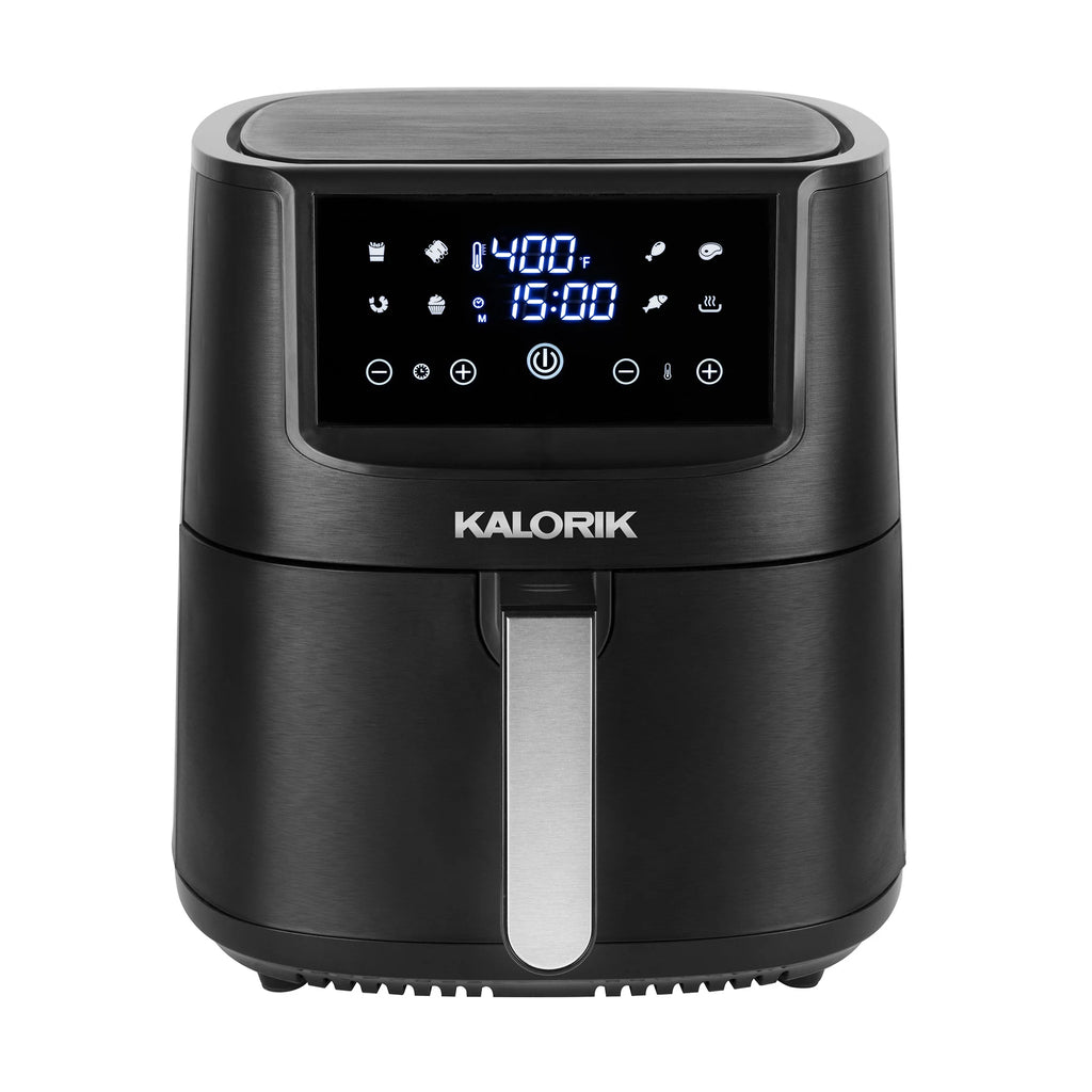 8 Qt Digital Touchscreen Air Fryer with Trivet, Black G8668