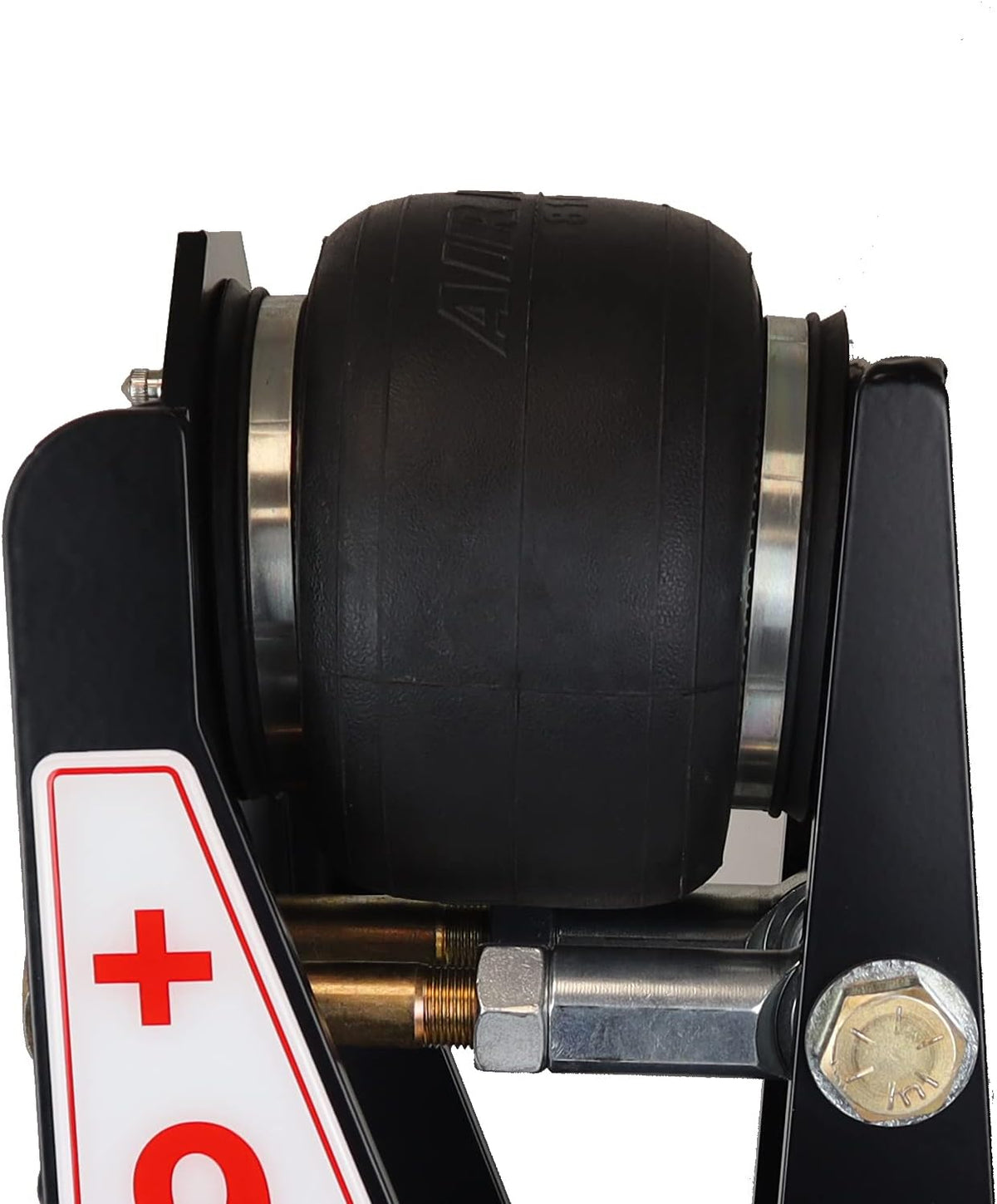 Gooseneck Air Hitch & Coupler, Round 4" Angled Pin 30K Coupler 9" Offset V62466
