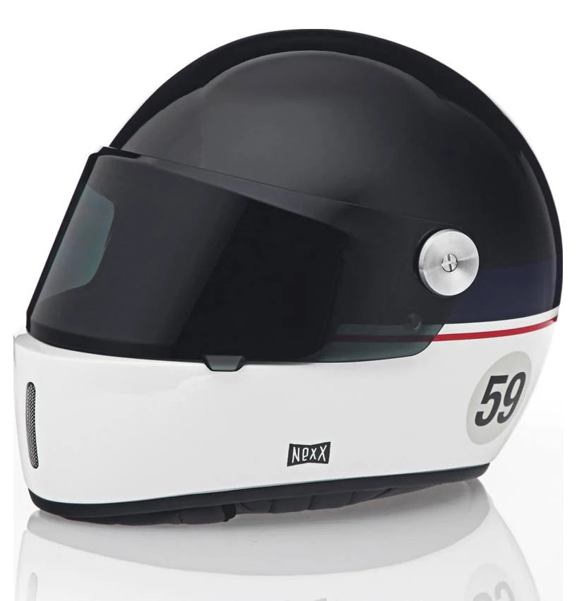 White Blue Helmet C8620