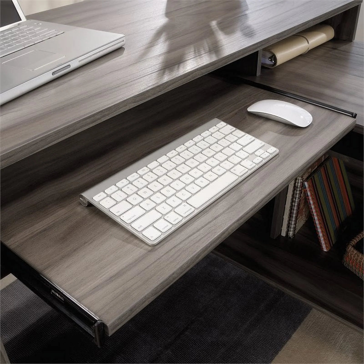 L-Shaped Desk & Storage Cabinet 2-Piece Set O83424