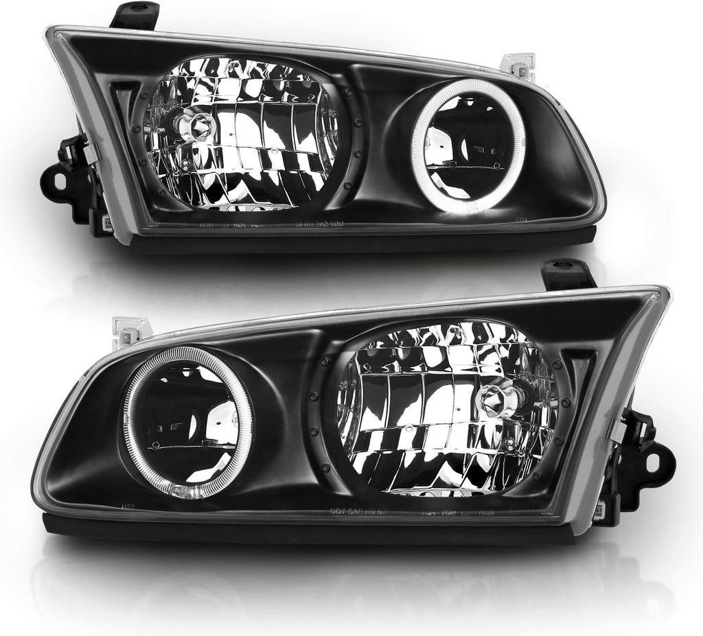 Chrome LED Halo Replacement Headlights for Toyota Camry H504