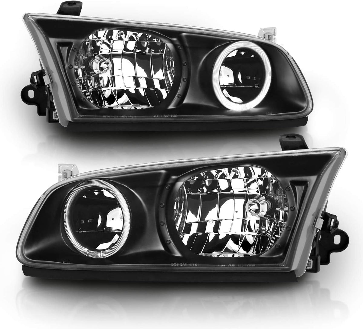 Chrome LED Halo Replacement Headlights for Toyota Camry H504