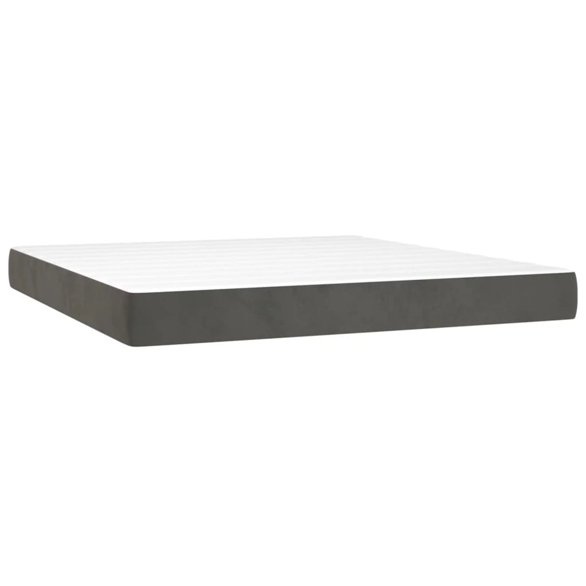 Queen Pocket Spring Bed Dark Gray I79236