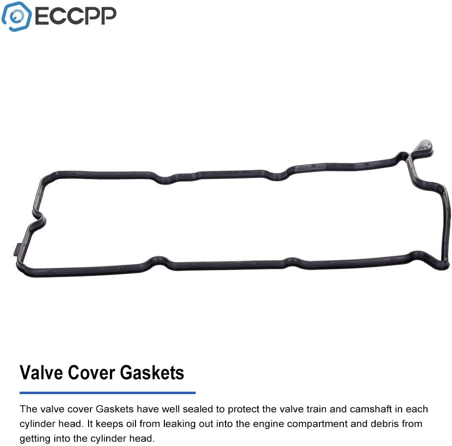Engine Valve Cover with Gaskets Left Driver Side Pack of 2 L7464