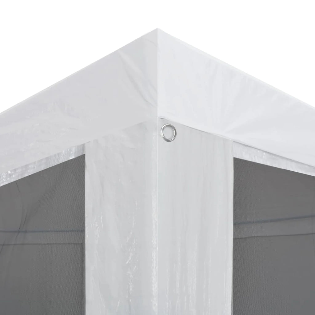 Party Tent with 4 Mesh Sidewalls 9.8' x 9.8' D4794