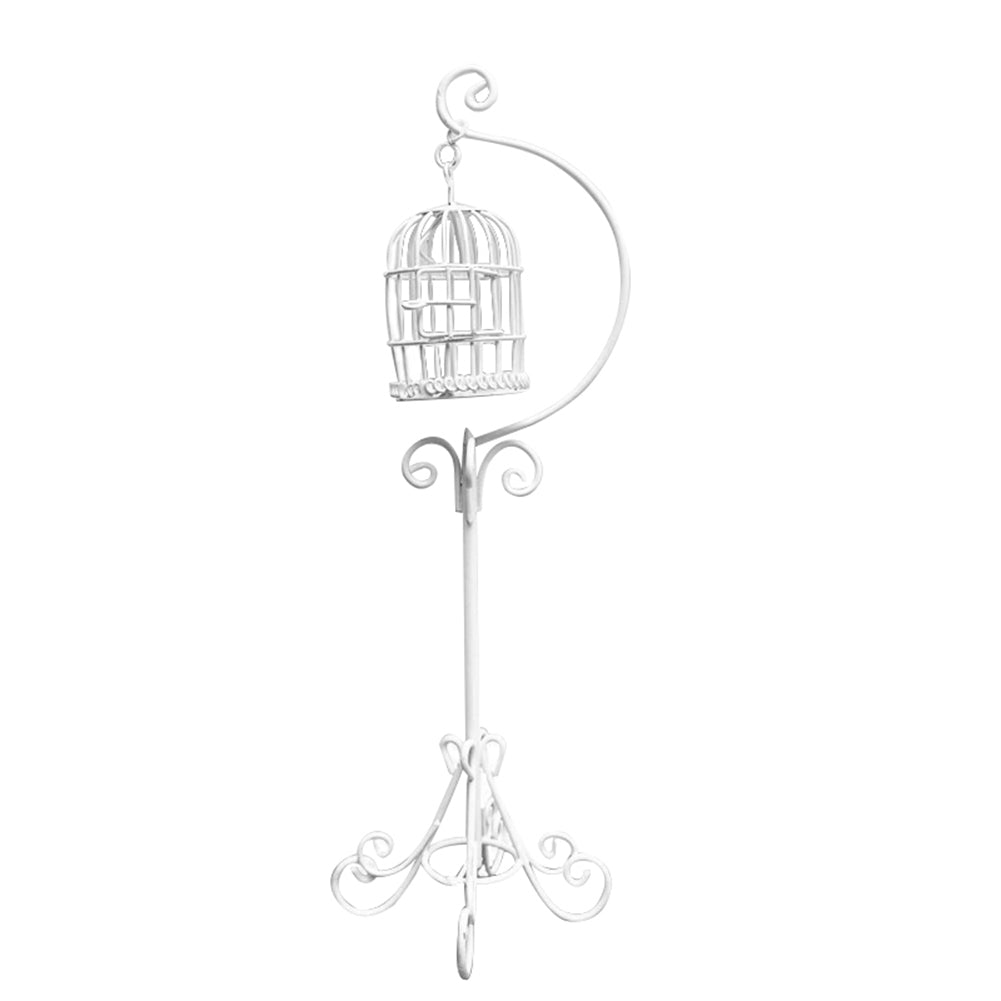 Miniature Metal Bird Cage Dollhouse Decoration C708142