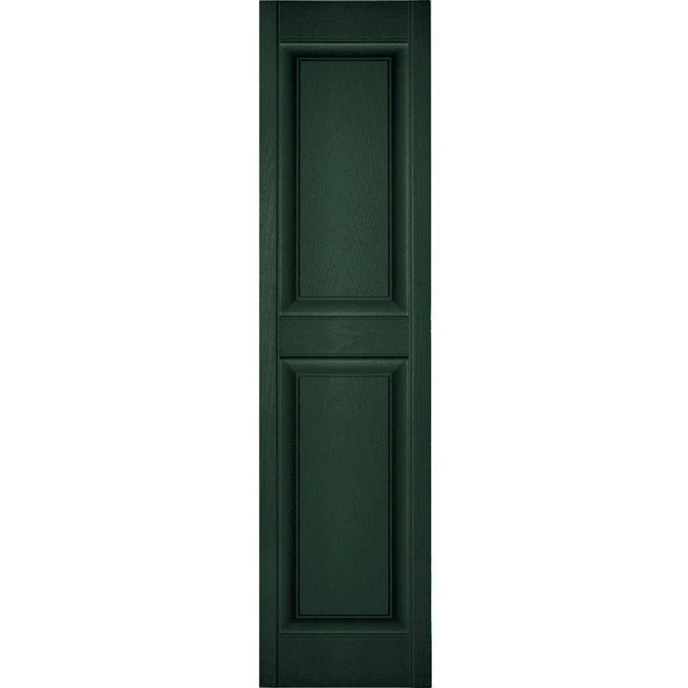 Midnight Green Raised Panel Shutters, Per Pair R63147
