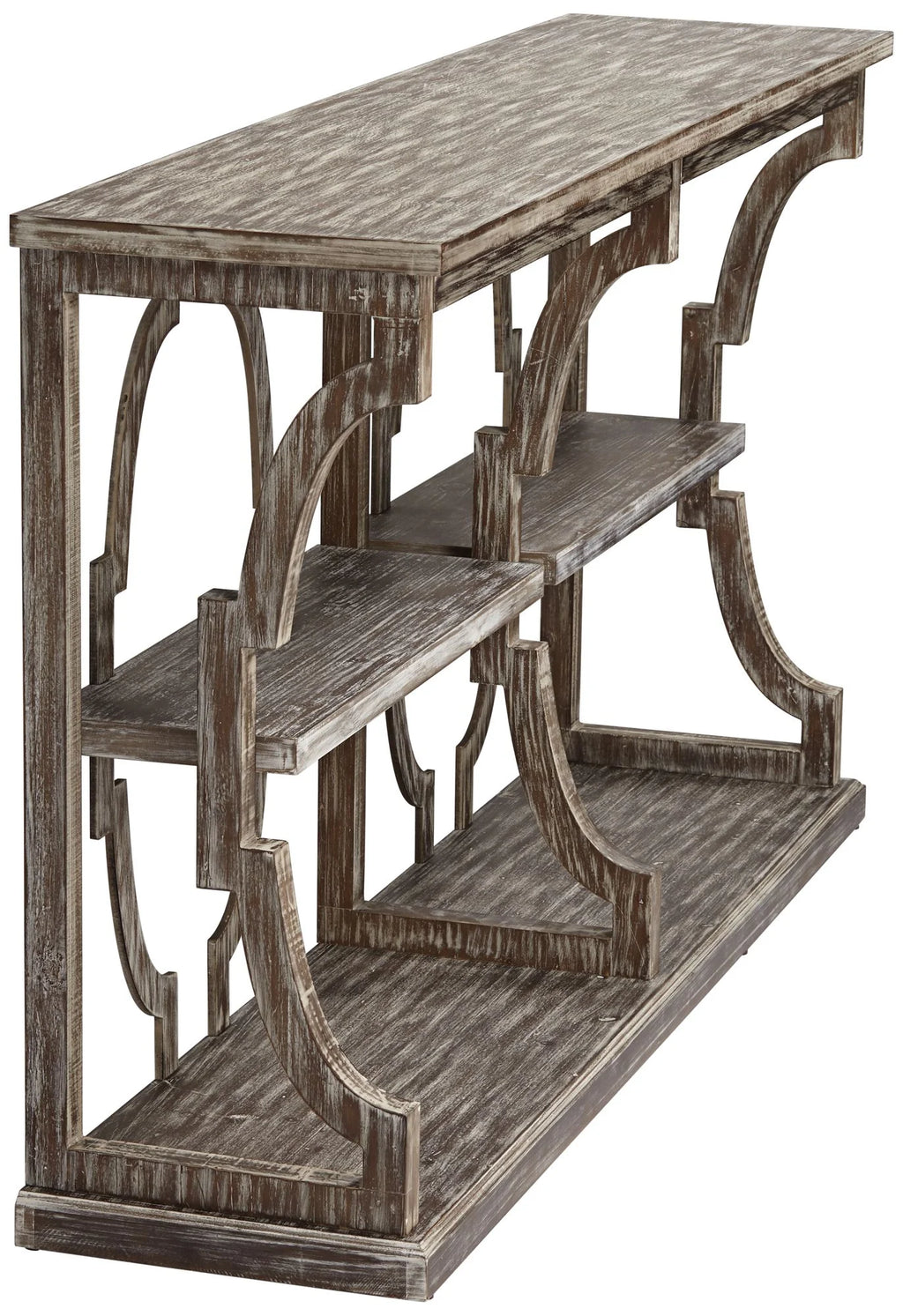 Chestnut 3 Tier Console A826