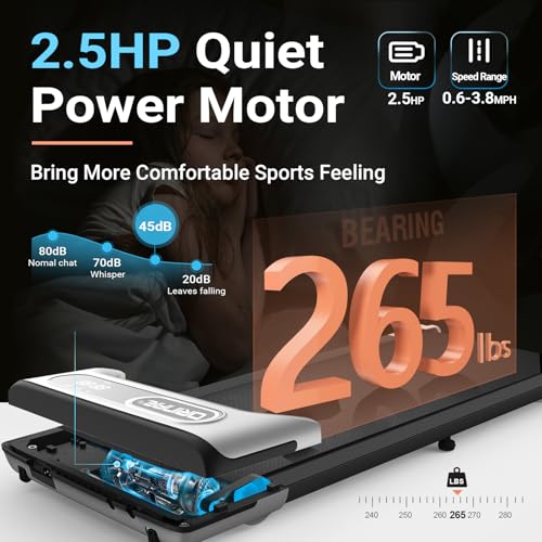 2.5 HP Portable Treadmill with Remote Control S905