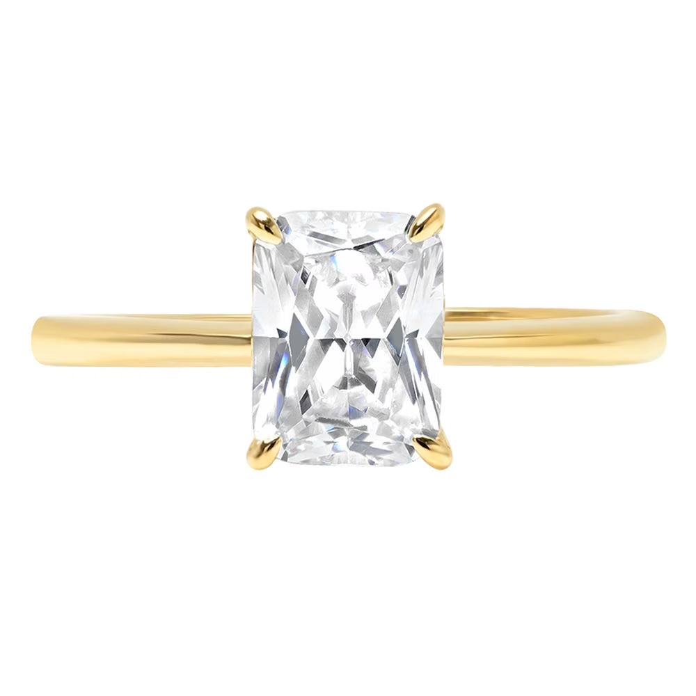 18K Yellow Gold Solitaire Engagement Ring X87750