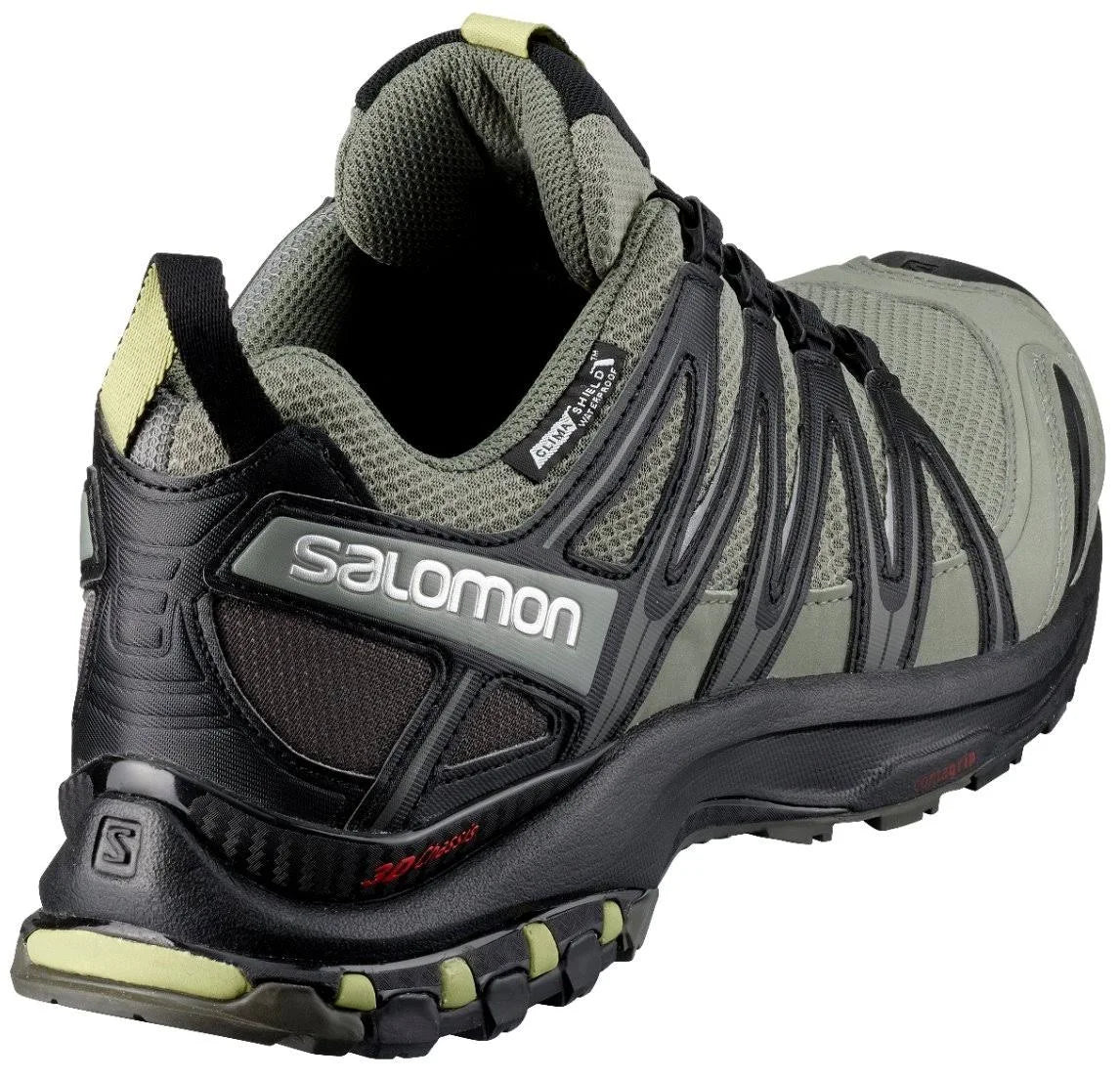 Men's XA Pro 3D CS WP Castor Gray Black Fern Shoes M8641