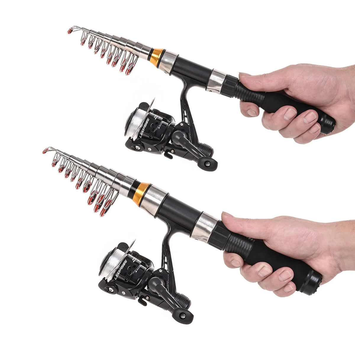 2.1m Telescopic Fishing Rod and Spinning Reel Combo Z1466