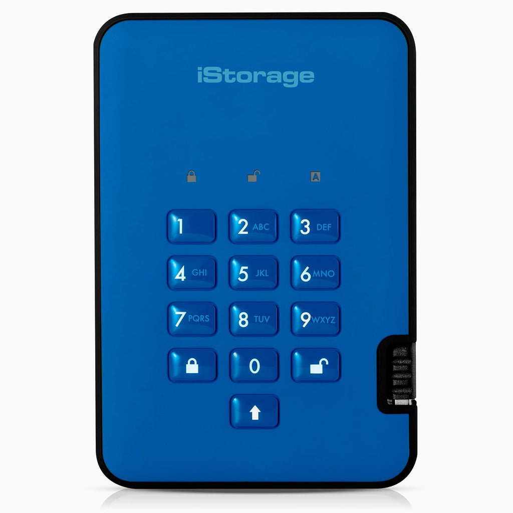 Green Secure Portable Hard Drive U17839